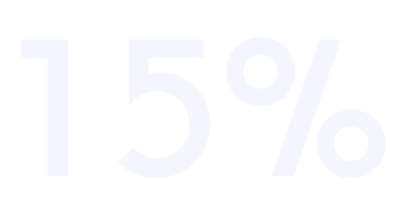 15%